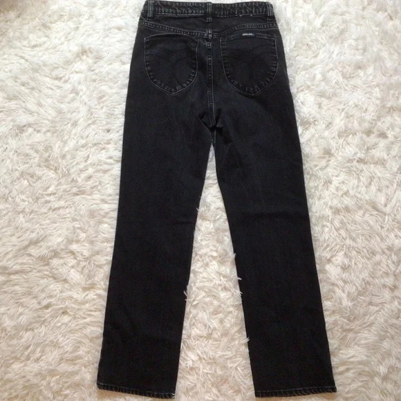 ROLLA’S Original Straight 27 Black Peachy Booty Butt Pockets Sexy Aussie S Petit - Picture 5 of 14